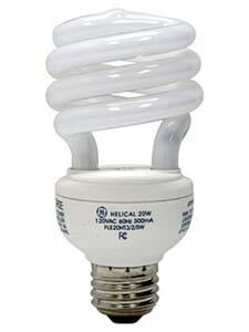 CFL spiral bulb lamp