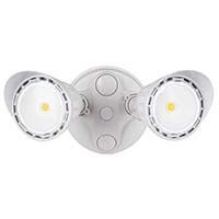 LED floodlight security fixture