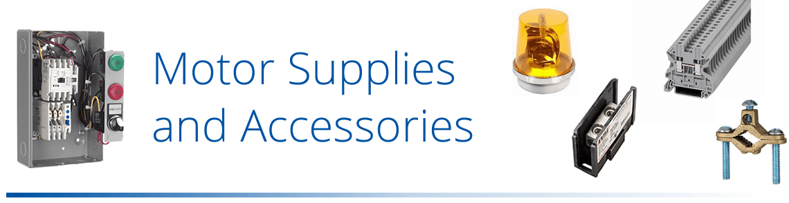 Find low cost quality industrial motor components, motor wiring and cables, a range of power supply sizes, soft starter and pump panel options, contactors, motor control relays, pushbutton switches, and signalling lights, bells and buzzers.