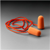 1110 - Foam Earplugs 1110, Corded - 3M