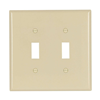 2039V - Wallplate 2G Toggle Thermoset Mid Iv - Eaton