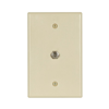 2072V - Wallplate W/1 F Type Coax Adap Thermo Mid Iv - Eaton