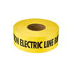 22202 - 3" X 1000' Yellow Caution Electric Line Below Tape - Empire