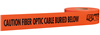 22435 - 3" X 1000' Orange Caution Fiber Optic Below Tape - Empire