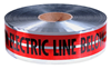 31107 - 3" X 1000' Red Caution Electric Line Below D-Tape - Empire