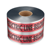 31109 - 6" X 1000' Red Caution Electric Line Below D-Tape - Empire