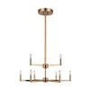 3164209848 - 9-60C SB Fullton Chandelier Display - Visual Comfort Studio