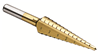 35511 - Step Drill, Titanium Nitrite, 1/8" - 1/2" - Ideal