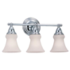 4012505 - Sagemore Three Light Wall/Bath Chrome - Generation Lighting