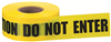 42002 - Barricade Tape"Caution Do Not Enter", Ylw, 3"X1000' - Ideal