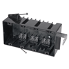 460SB - 4G Box Ang Nail&Pwedge-BLK - Abb Installation Products, Inc