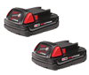 48111811 - M18 Redlithium Compact Battery 2PK - Milwaukee Electric Tool