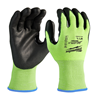 48738922 - Hi-Vis Cut Level 2 Polyurethane Dipped Gloves Larg - Milwaukee Electric Tool