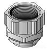 4Q300 - 3" Sealtight Straight Steel Connector - O-Z/Gedney