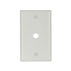 5128WB0X - Wallplate 1G W/.375" Hole Nylon STD WH - Eaton Wiring Devices