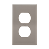 5132GYB0X - Wallplate 1G Duplex Recp Nylon STD Gy - Eaton