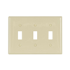 5141VB0X - Wallplate 3G Toggle Nylon STD Iv - Eaton