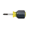 6031 - Stubby Screwdriver, #2 Phillips, 1-1/2" Shank - Klein Tools