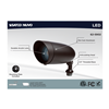 625902 - 9W Led Bullet Flood RGBW 27K-5K 900LM - Bronze - Nuvo