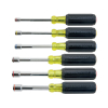 6356 - Magnetic Nut Driver Set, Heavy Duty, 6PC - Klein Tools