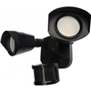 65221 - Security Light W/Sensor Black 4000K - Nuvo