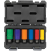 66033 - Coated Socket Set, 12-Point, 6-Piece - Klein Tools