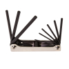 70591 - Folding Hex Key Set, 9-Key, Sae Sizes - Klein Tools