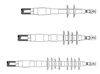 7695S4 - Cold Shrink Qtiii Term Kit 7695-S-4, 5-25/28KV - 3M