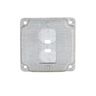 808U - Rac 4 In. Square Crushed Corner Covers - Raised 1/ - Raco