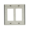 93402 - Wallplate 2G Decorator STD SS - Eaton Wiring Devices