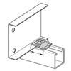 9ZN1208NBZN - Cbty 2-1/4", 3/8BLT ZN PLT Clamp/Guide, W/Hrdware - Cooper B-Line/Cable Tray