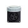 AH460R5W - Recp Pin&Sleeve 60A 600V 3PH 3P4W WT BK - Eaton