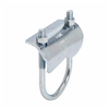 B422112ZN - BLTD 1-1/2" Zinc Plate Right Angle Clamp - Eaton B-Line Series