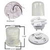 BK10 - *Delisted* Keyless PLST Closet Light - Bergen Industries, Inc.