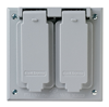 CA268G - 2G Wallplate Decor/Duplex Cover - Pass & Seymour/Legrand