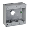 DB775S - Tam 2G WP Gray Box - Seven 3/4" Holes - 30 Cu In - Taymac