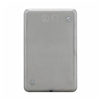 DS100 - 1G FS Box Blank Cover, Aluminum - Crouse-Hinds