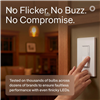 DVCL153PHWH - Diva 150W Led 3WAY White Clam - Lutron