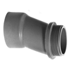 E995G - 1-1/4" PVC Offset Nip - Carlon