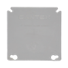 EZXKL - Ez 2G 4" SQ Blank Lid (Cover) - Cantex Inc.