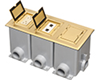 FLBC8530MB - Brass 3G Floor Box Frame Kit - Arlington