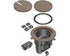 FLBR5420BR - Brown Floor Box Kit Brown CVR & FLNG Black RCPT - Arlington