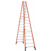 FM1416HD - 16' Fiberglass Mechanic Twin Stepladder - Louisville