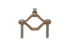 G2S - 1-1/4" - 2" Bronze Ground Clamp, # 2 - Nsi