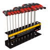 JTH610EB - Hex Key Set, Sae Ball End T-Handle, 6", 10PC - Klein Tools