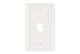 KTPD1BR - 1 Port Keystone Wallplate Brown - Pass & Seymour/Legrand