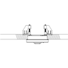 LCRMKWH - Radio PWR Savr Recess-MNTNG Bracket White - N/A