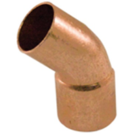 N3321 - 1/2" FTG X C 45 Street Elbow - SPC