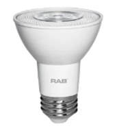 PAR20795040DDIM - 7W Led PAR20 50K 550LM Dim 90cri - Rab Lighting