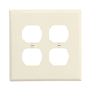 PJ82LA - Wallplate 2G Duplex Poly Mid La - Eaton Wiring Devices